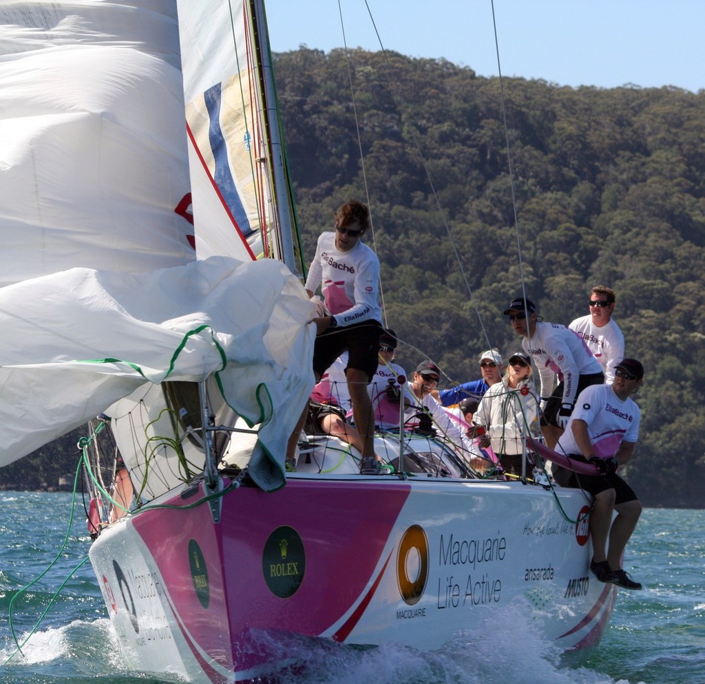 Jessica Watson and crew aboard Another Challenge competing the Alfred’s Festival of Sail - Alfred’s Festival of Sail © Tom Spithill